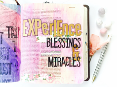 John%206%20 %20bible%20journaling%20 %20faber%20castell%20gelatos%20 %20blessings%20and%20miracles%20 %20tlib%20%281%29